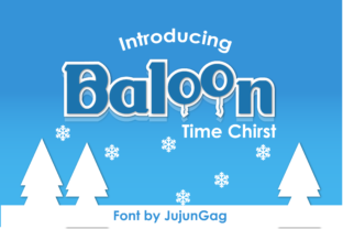 Baloon Font Review: A Bold Choice for Holiday Designs