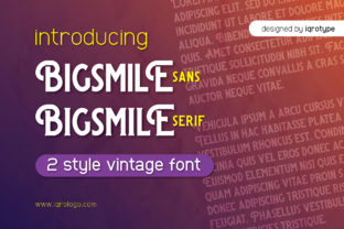Bigsmile Font: A Display Typeface for Digital Designers