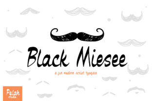 Black Miesee Font: A Playful Display Typeface for Creative Brands