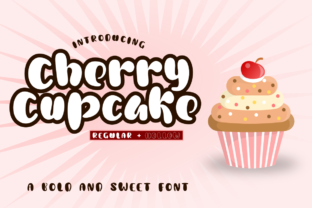 Cherry Cupcake Font: A Sweet Addition to Editorial Design