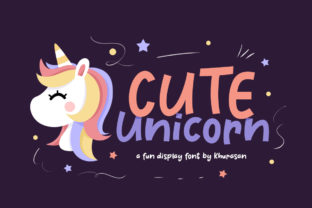 Cute Unicorn Font for Memorable Branding and Creative Projects