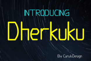 Dherkuku Display Font for Modern Web Design Projects