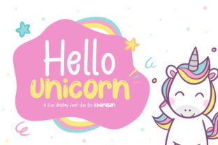 Hello Unicorn Font: A Bold Display Typeface for Memorable Designs