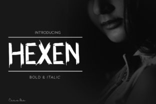 Hexen Font for Bold Display Typography in Campaigns