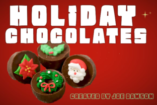 Holiday Chocolate Font for Festive Branding and Business Design