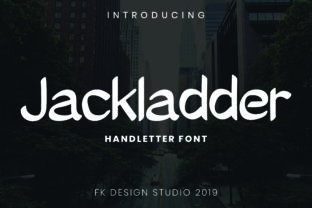 Jackladder Display Font for Creative Makers