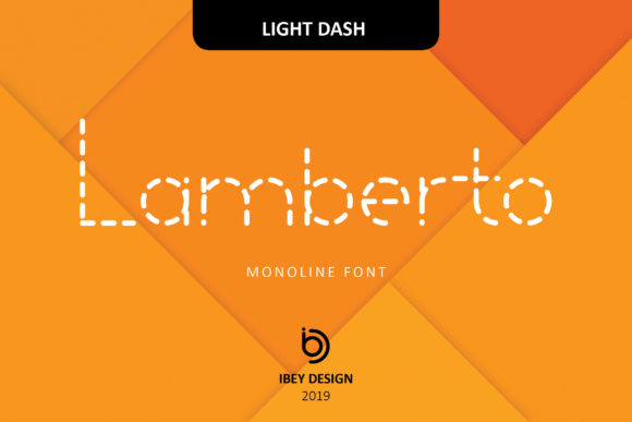 Lamberto Light Dash Font for Modern Branding and Business Design