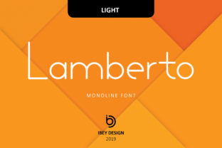 Lamberto Light Font for Bold and Modern Branding
