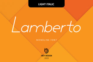 Lamberto Light Italic: A Premium Display Font for Bold Branding