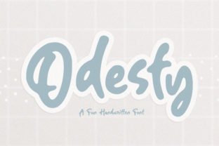 Odesty: A Cool Display Font for Creative Projects