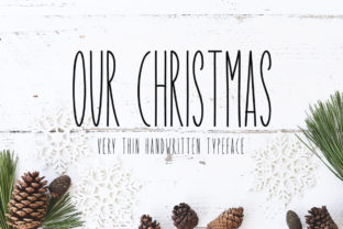 Our Christmas Font: A Display Typeface That Elevates Campaign Design