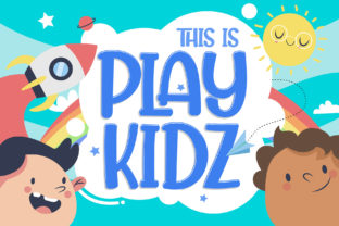 Playkidz Font for Kids-Themed Web Design and Branding