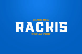 Rackis Display Font for Modern Sports and Brand Typography