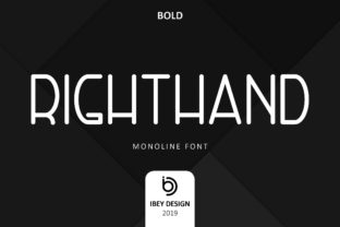 Right Hand Bold: A Modern Display Font for Web Design
