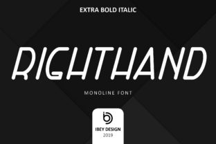 Right Hand Extra Bold Italic: A Modern Display Typeface for Editorial Design