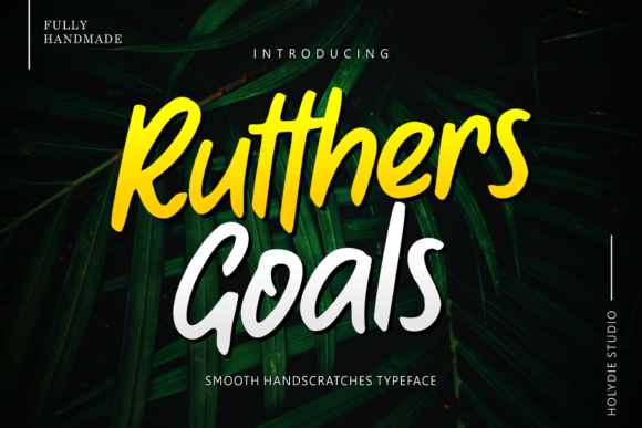 Rutthers Goals Font for Bold and Memorable Branding