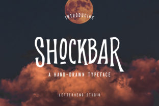 Shockbar Font: A Display Typeface for Creative Craft Projects