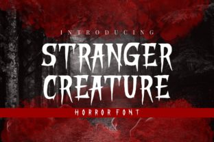 Stranger Creature Font: A Horror-Inspired Typeface for Creative Projects