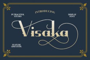 Visaka Font: A Bold Choice for Creative Branding Projects