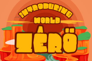 Zero Font: A Whimsical Display Typeface for Creative Crafters